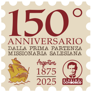 Logo 150° anniversario partenza missionaria Salesiana