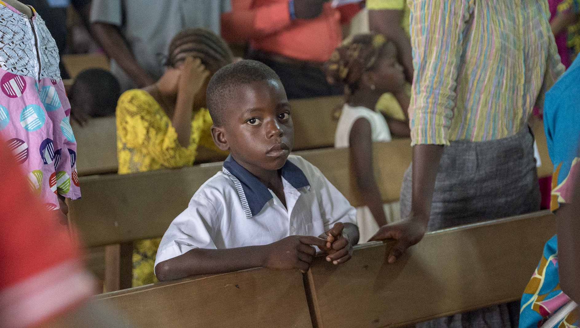 Messa a Freetown celebrata da padre Crisafulli