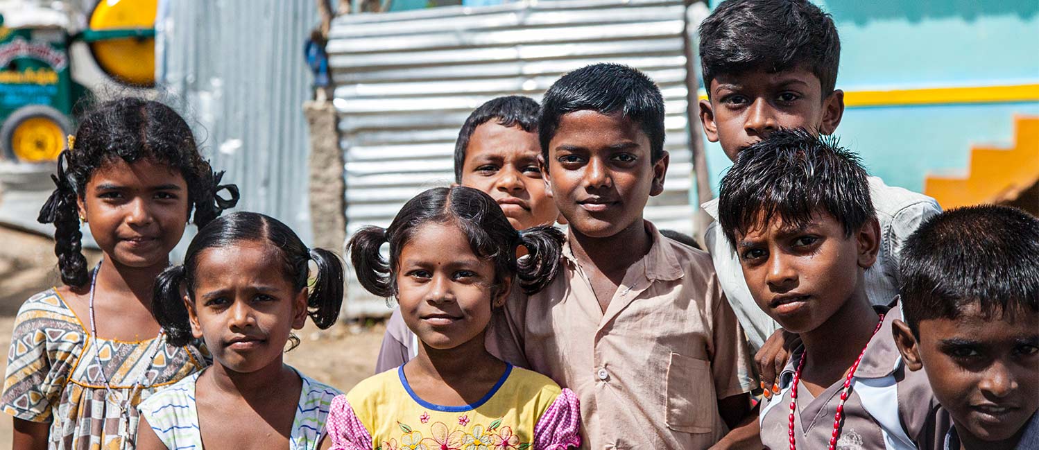 Bambini di Manakkal Trichy India