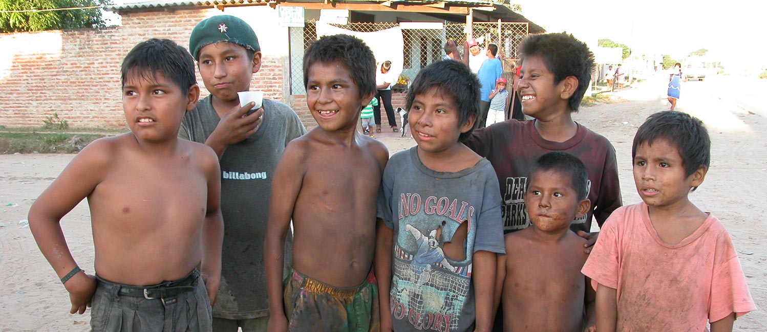 Piccoli campesinos di Yapacani in Bolivia